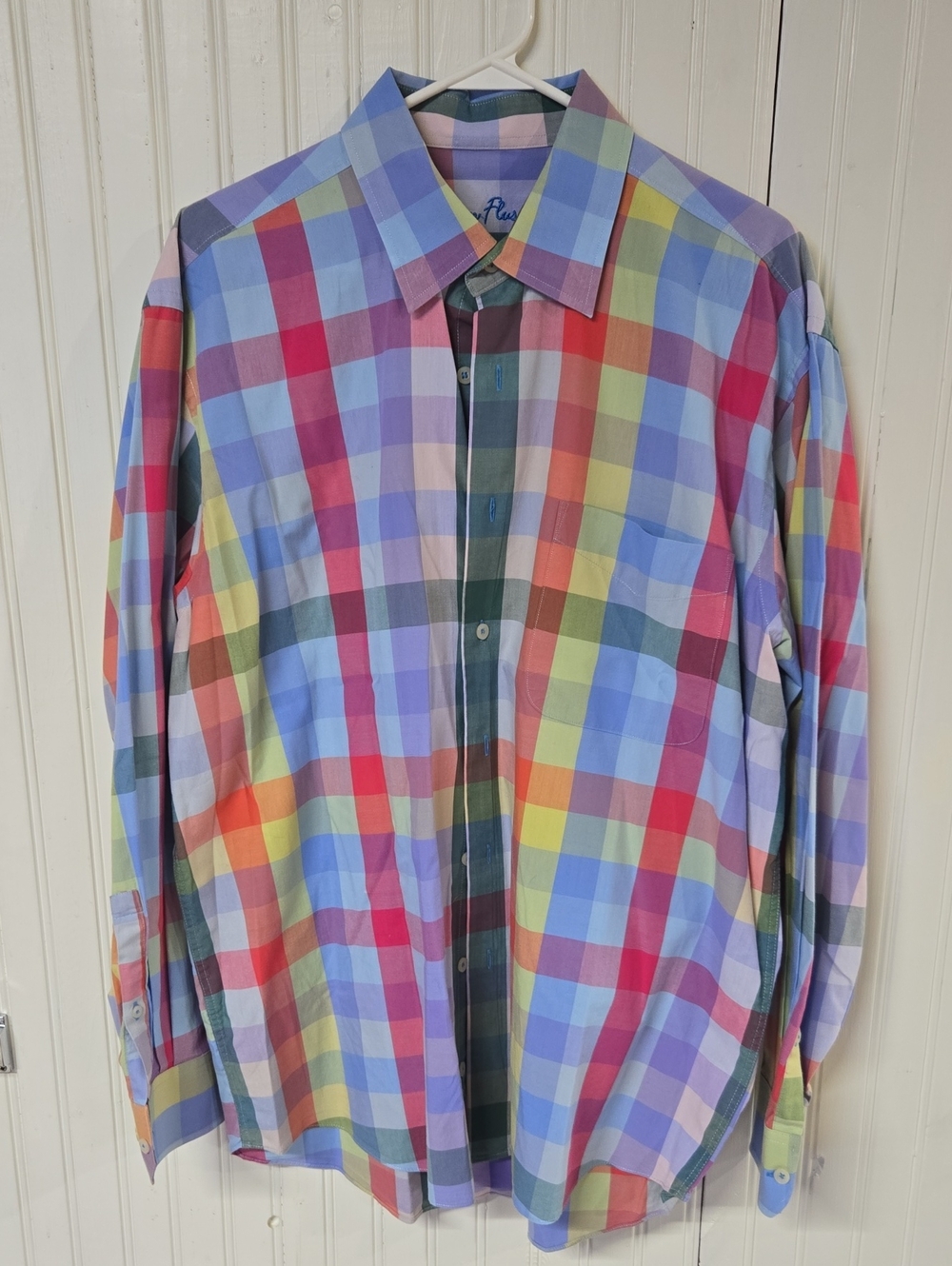 Alan Flusser Multicolor Plaid Lightweight Shirt